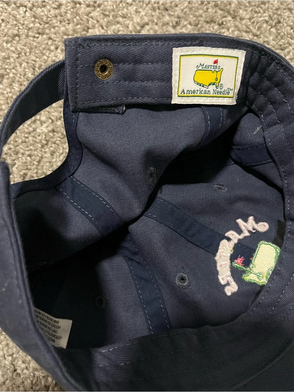 American Needle Masters Cap with Embroidered Logo